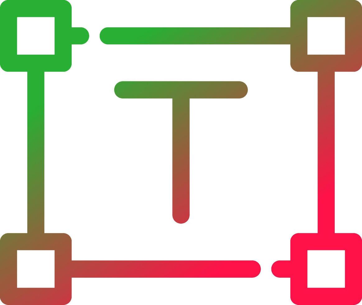 Text Size Creative Icon Design vector