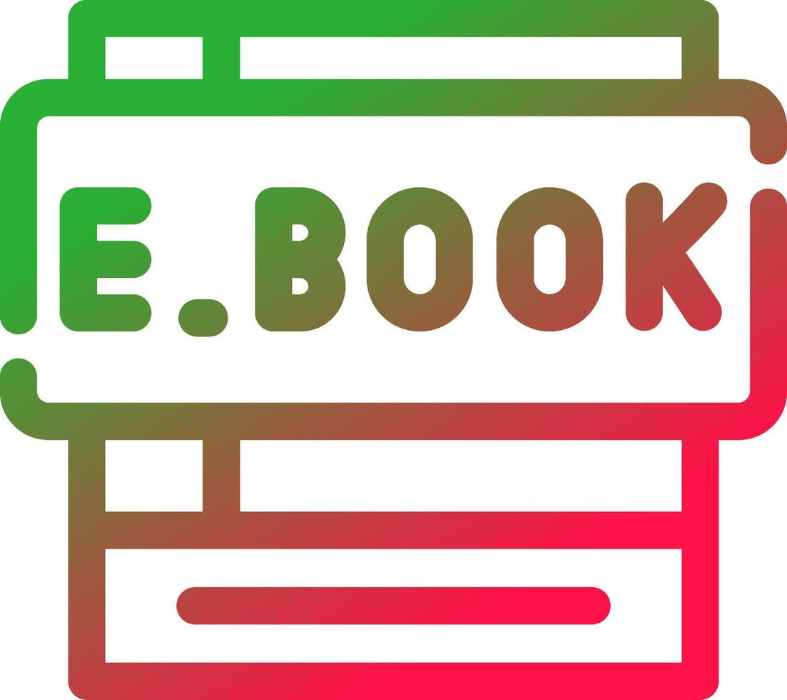 Ebooks Creative Icon Design vector