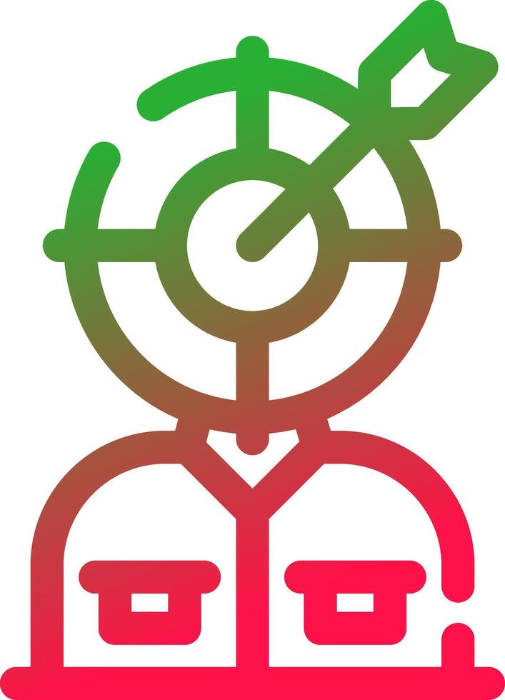 Headhunter Creative Icon Design vector