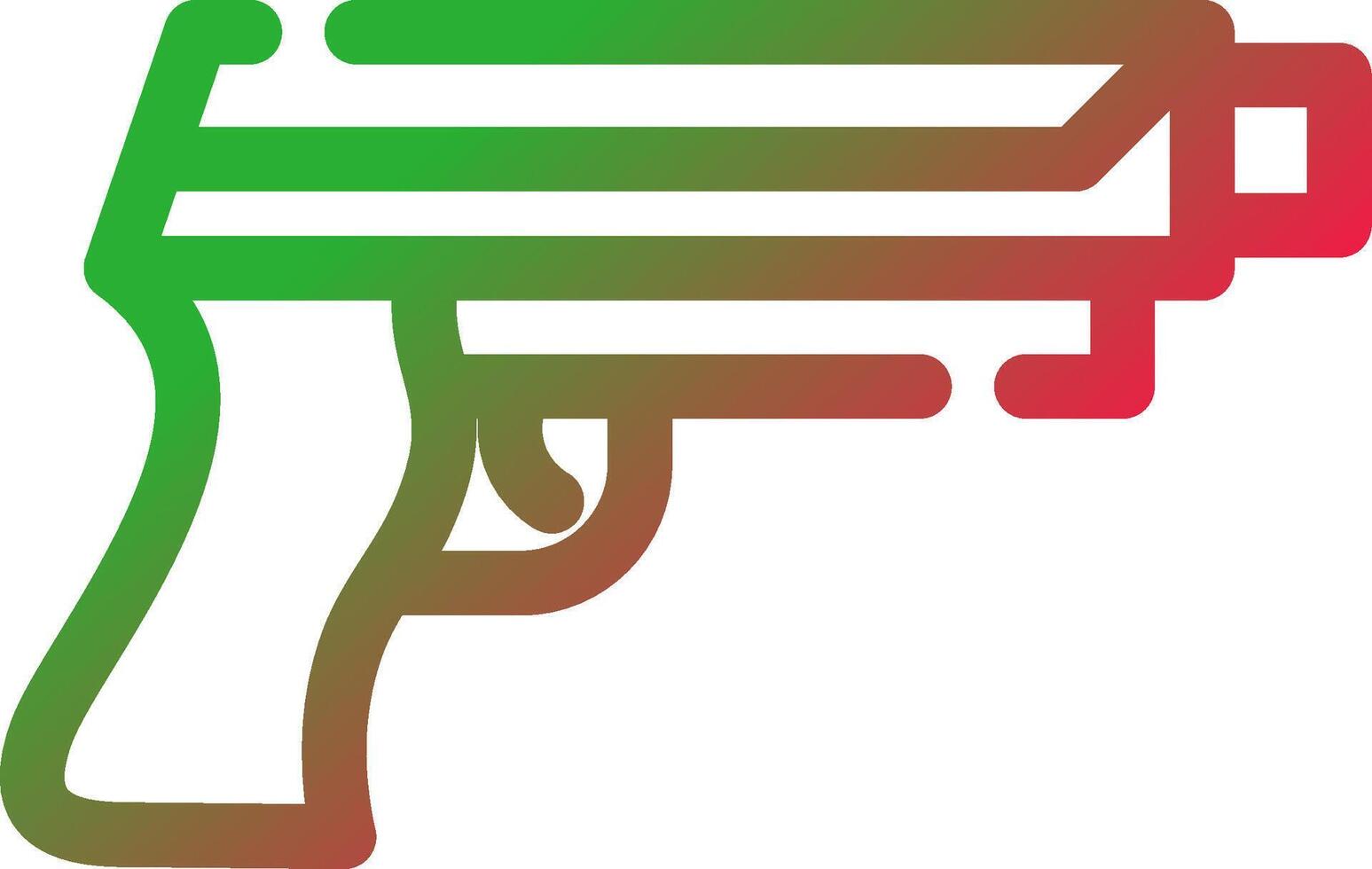 diseño de icono creativo de pistola vector