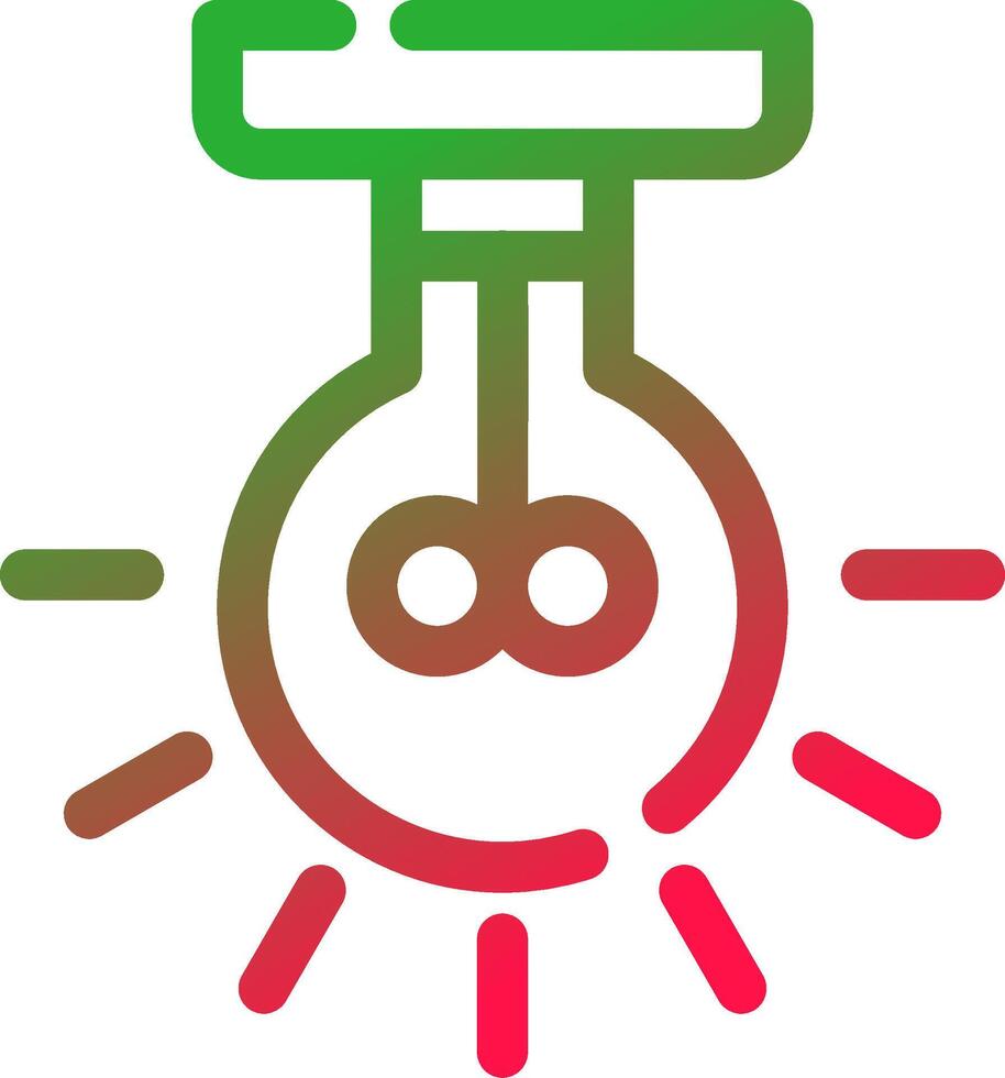 Line Red and Green Gradient vector