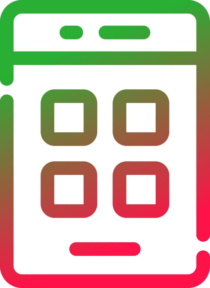 Grid Creative Icon Design vector