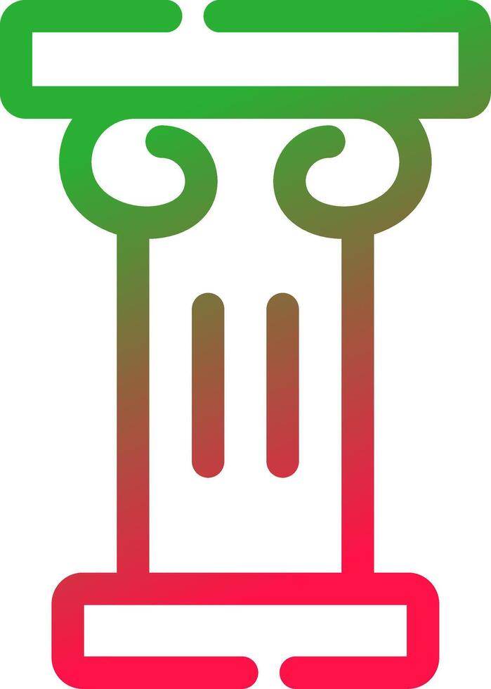 Pillar Creative Icon Design vector