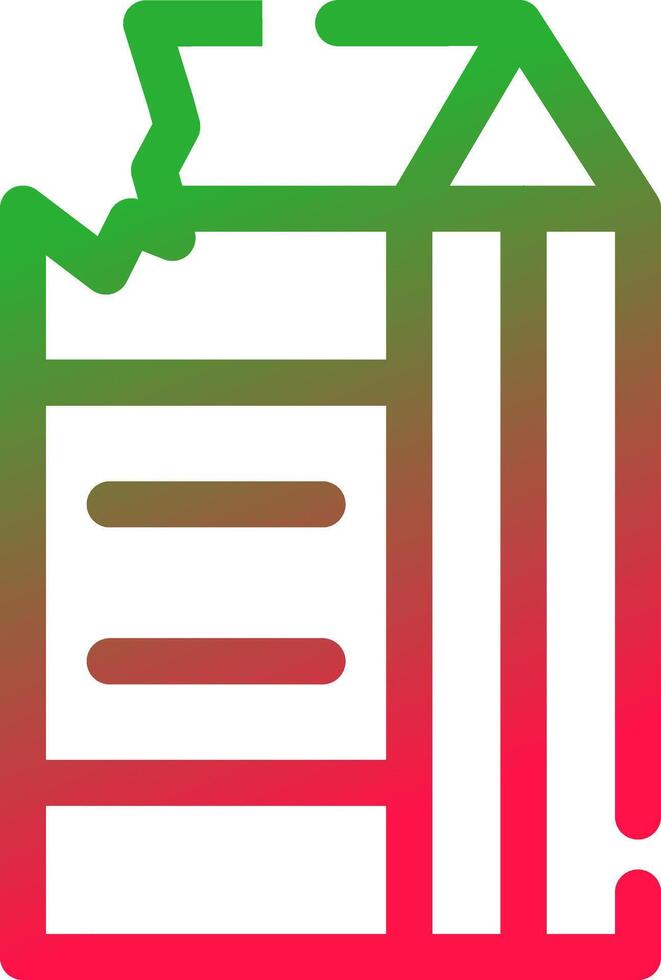 Milk Carton Creative Icon Design vector