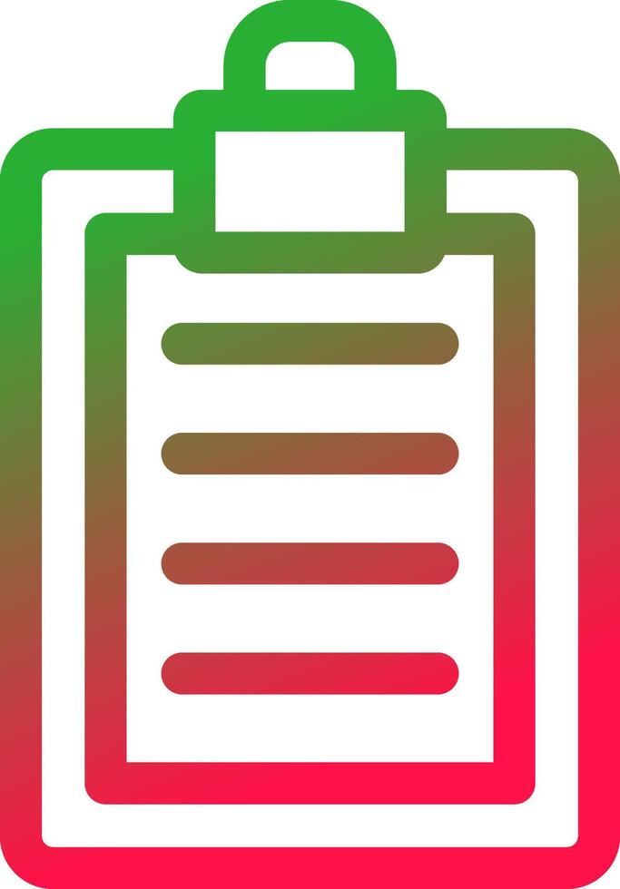 Line Red and Green Gradient vector