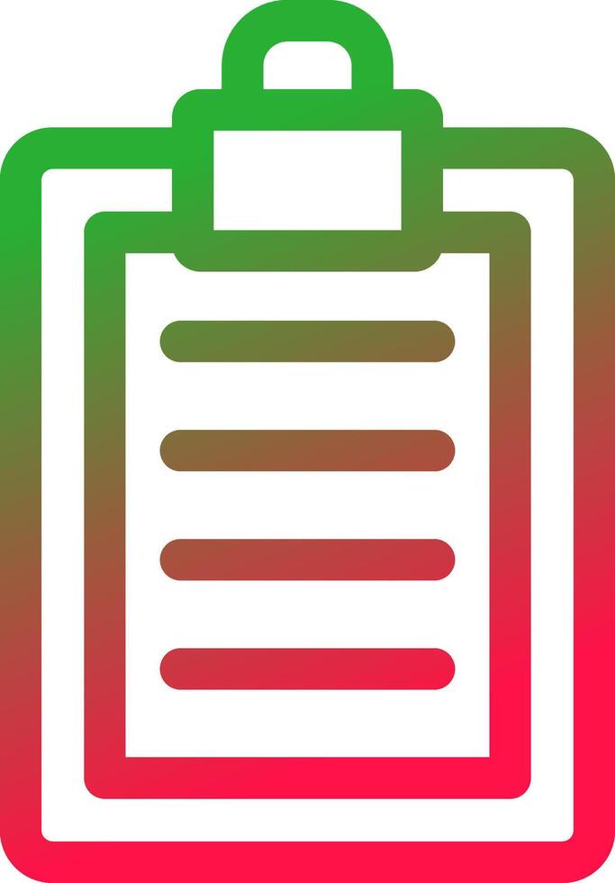 Line Red and Green Gradient vector