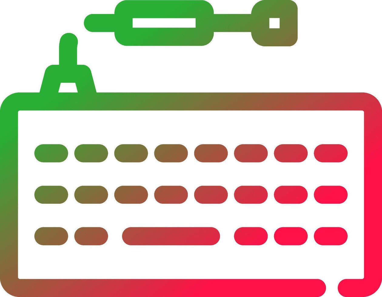 Keyboard Creative Icon Design vector