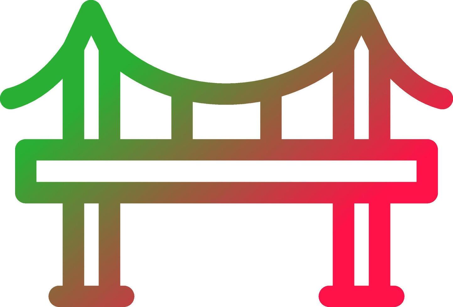 Line Red and Green Gradient vector