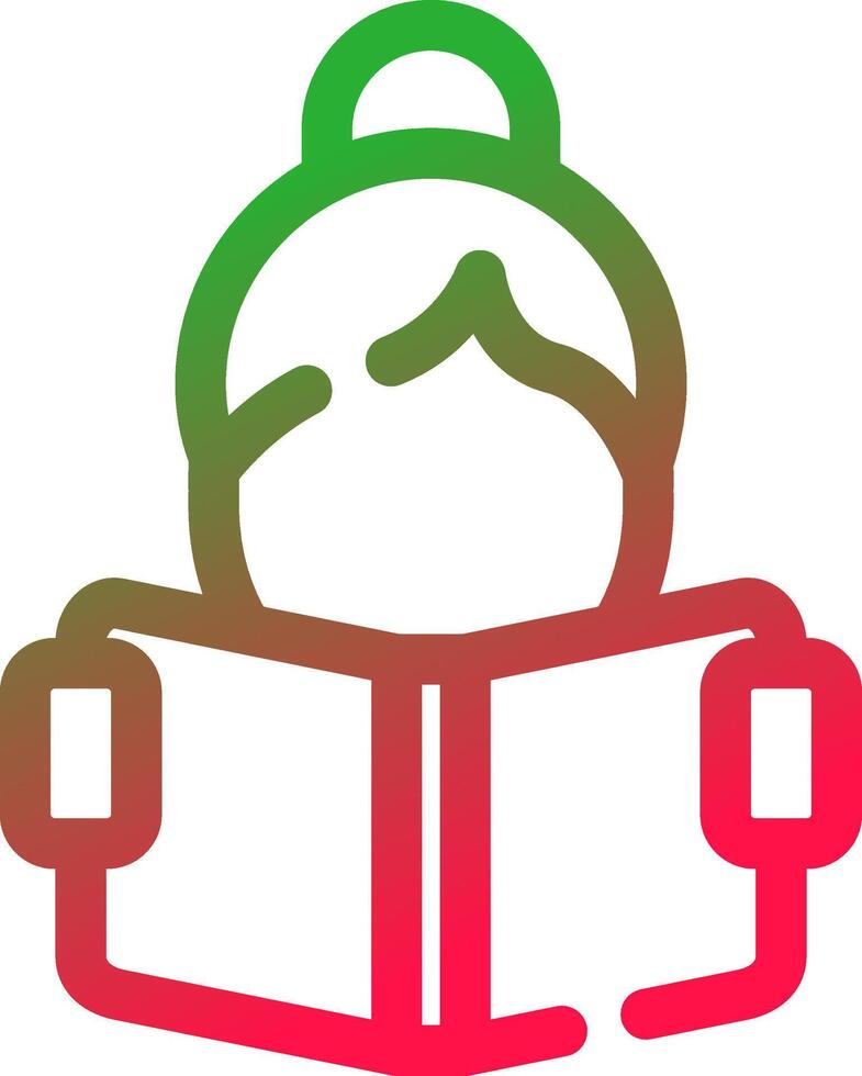 Reading Creative Icon Design vector