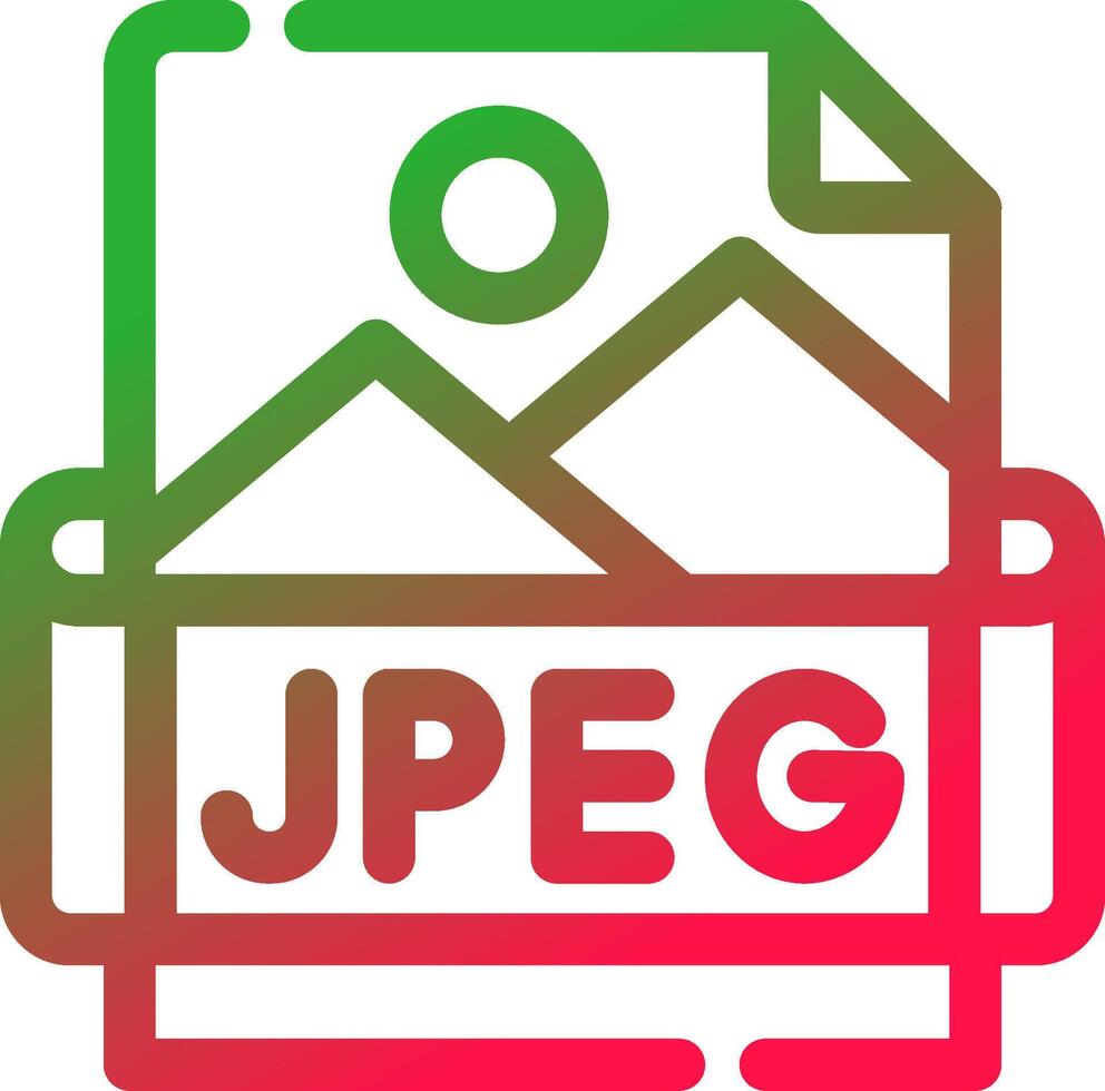 Jpeg Creative Icon Design vector