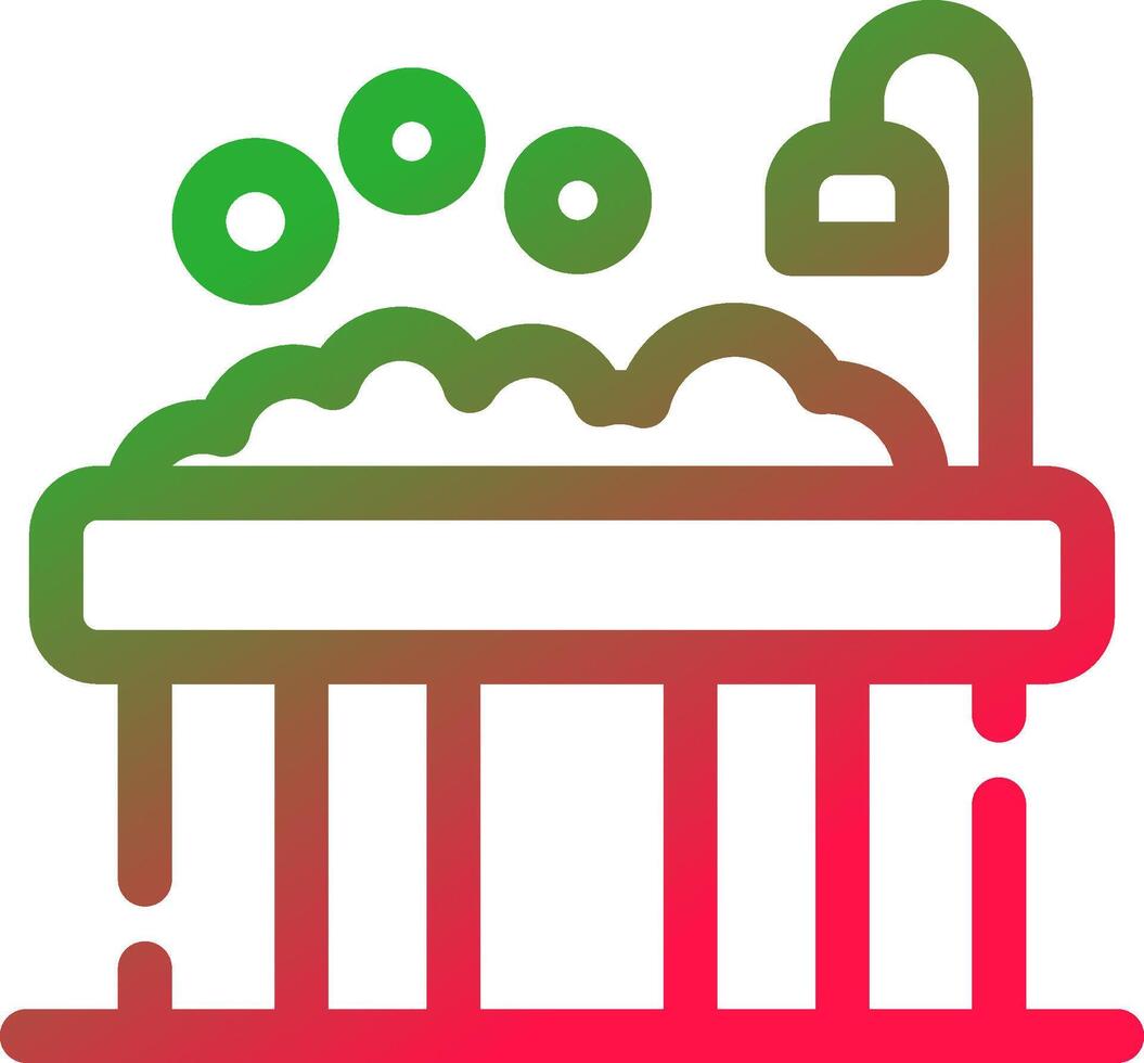Bathtub Creative Icon Design vector