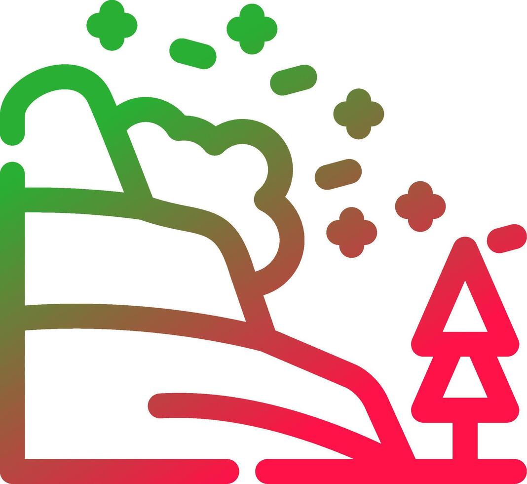 Avalanche Creative Icon Design vector