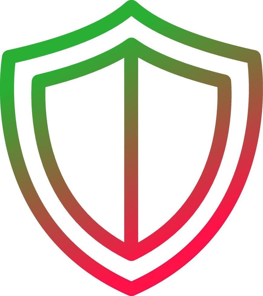 Line Red and Green Gradient vector