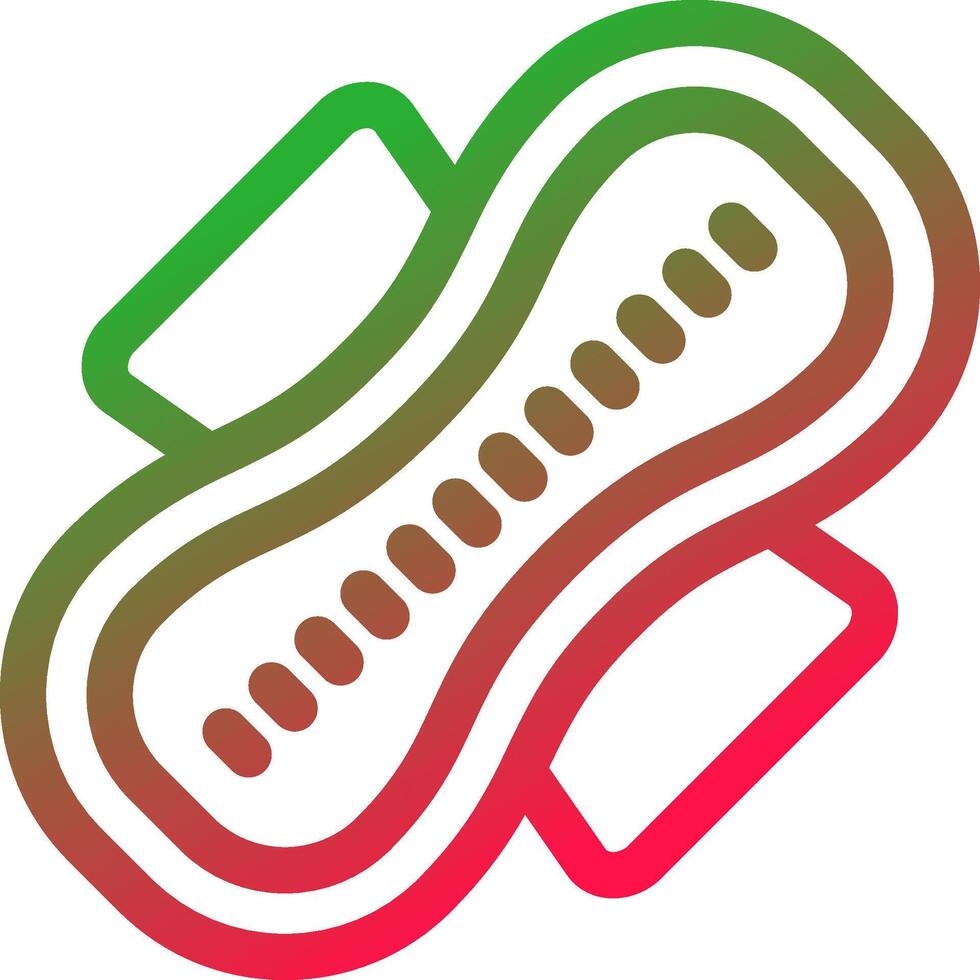 Sanitary Napkin Creative Icon Design vector