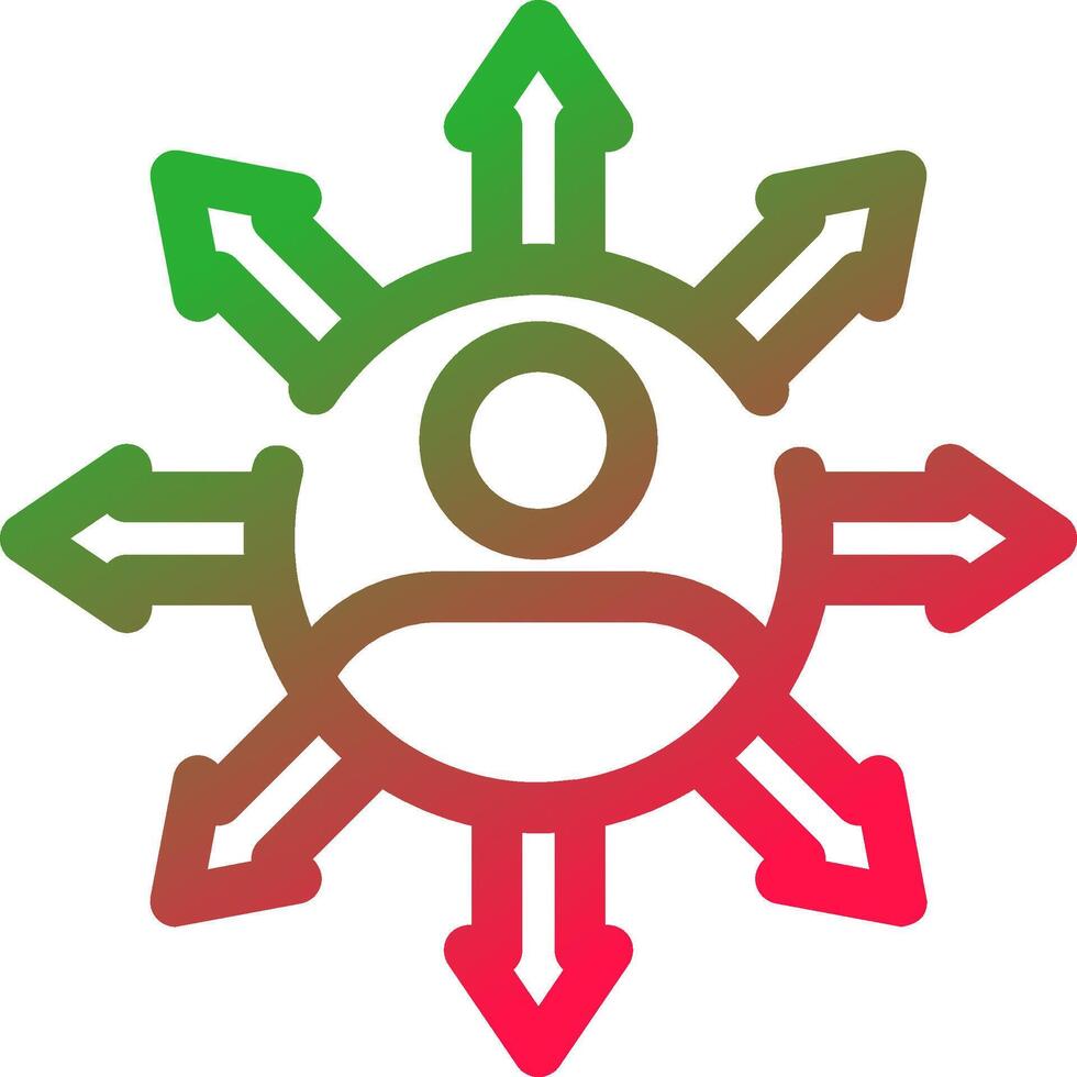 Influence Creative Icon Design vector