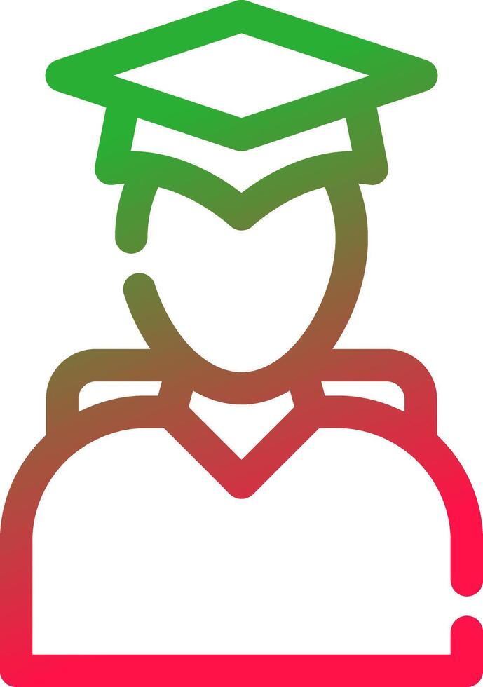 Student Creative Icon Design vector