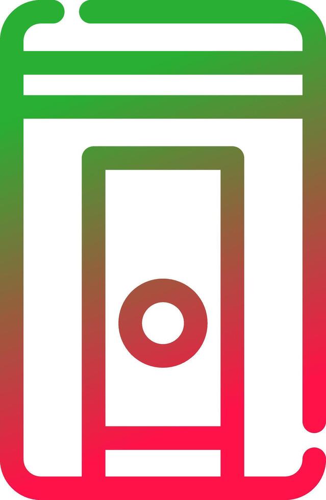 Line Red and Green Gradient vector