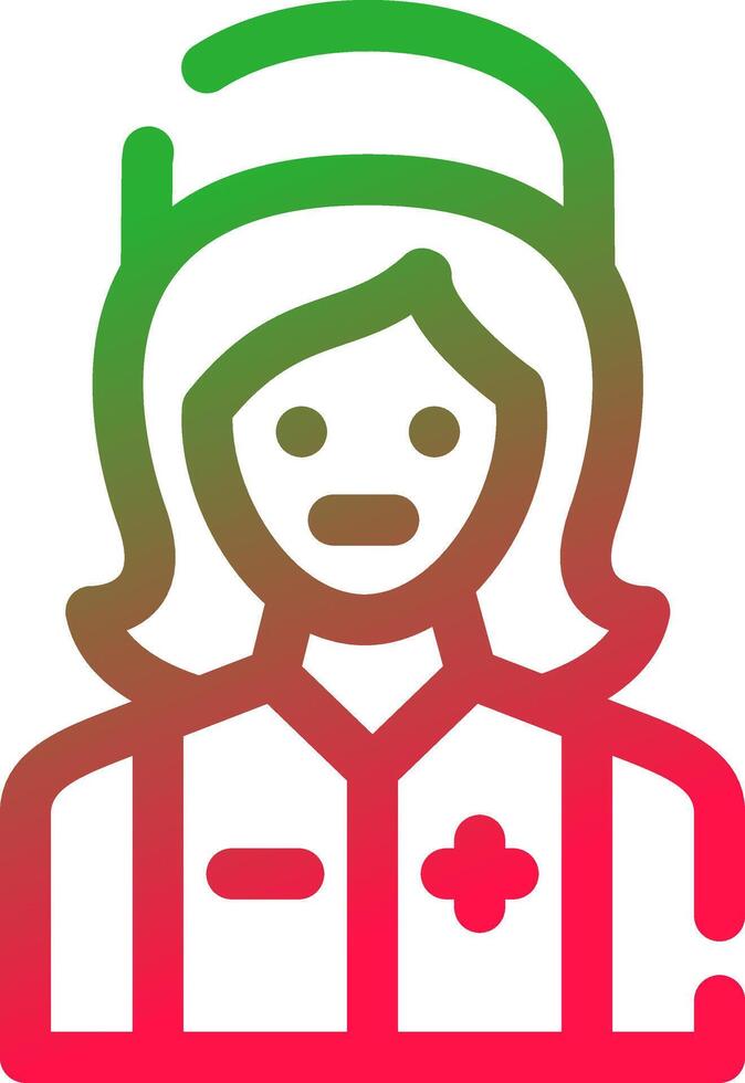 Nurse Creative Icon Design vector