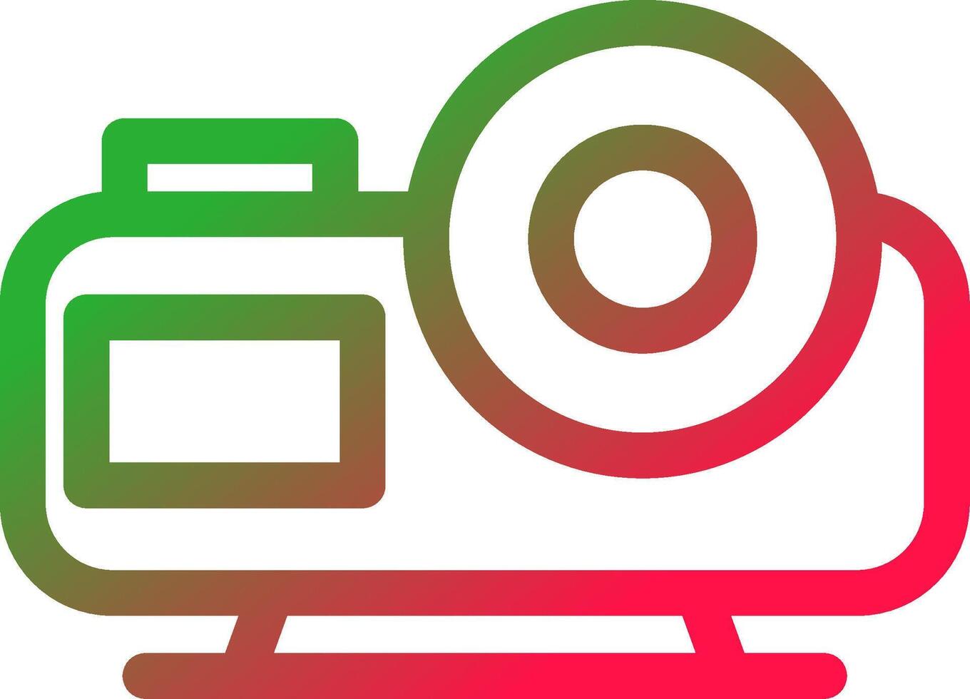 Line Red and Green Gradient vector