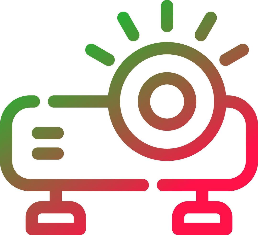Projector Creative Icon Design vector