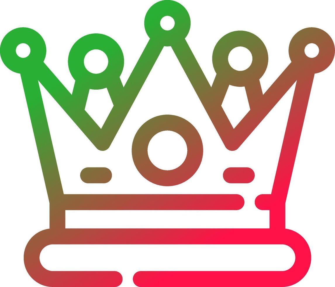 Line Red and Green Gradient vector