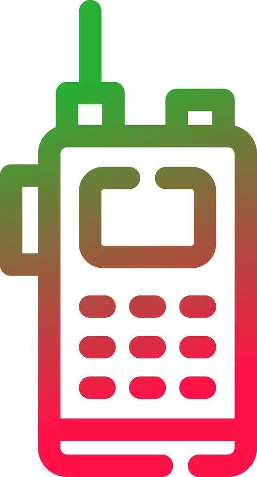 Line Red and Green Gradient vector