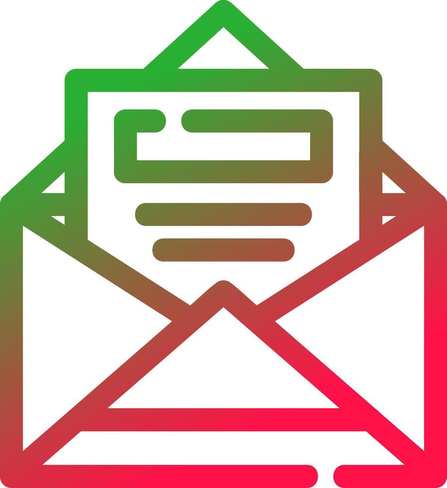 Open Email Creative Icon Design vector