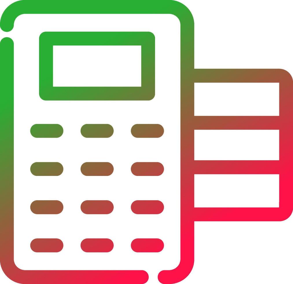 POS Terminal Creative Icon Design vector