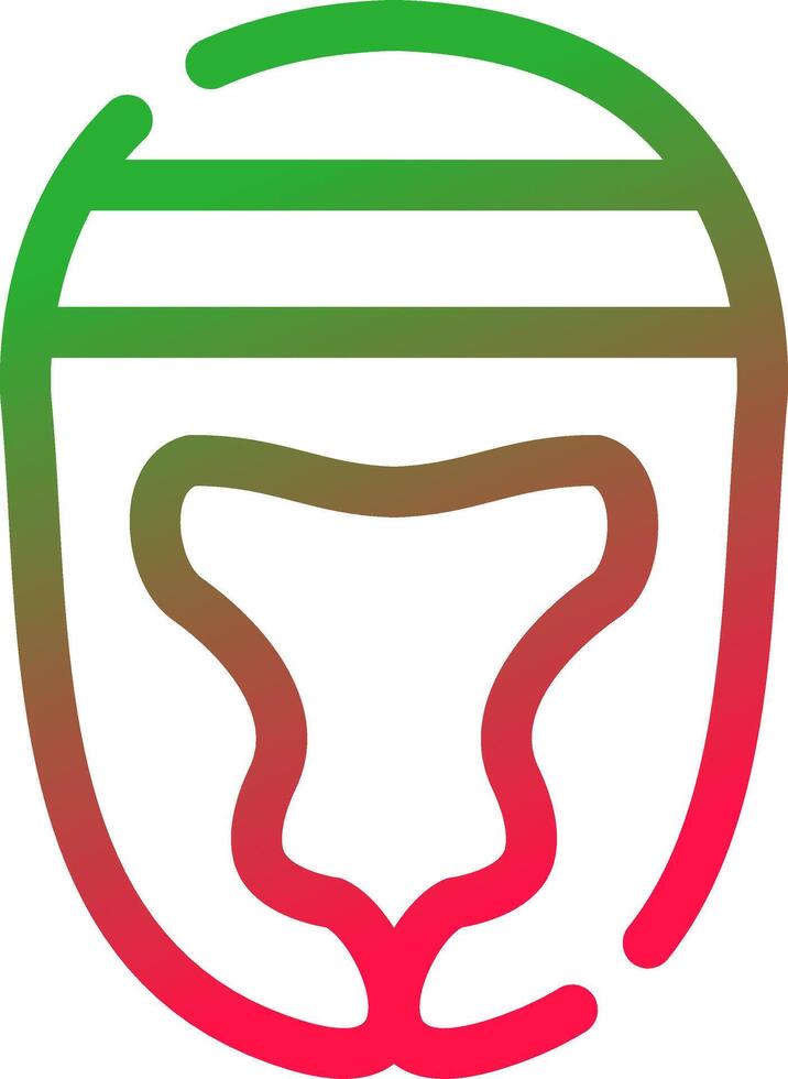 diseño de icono creativo de casco vector