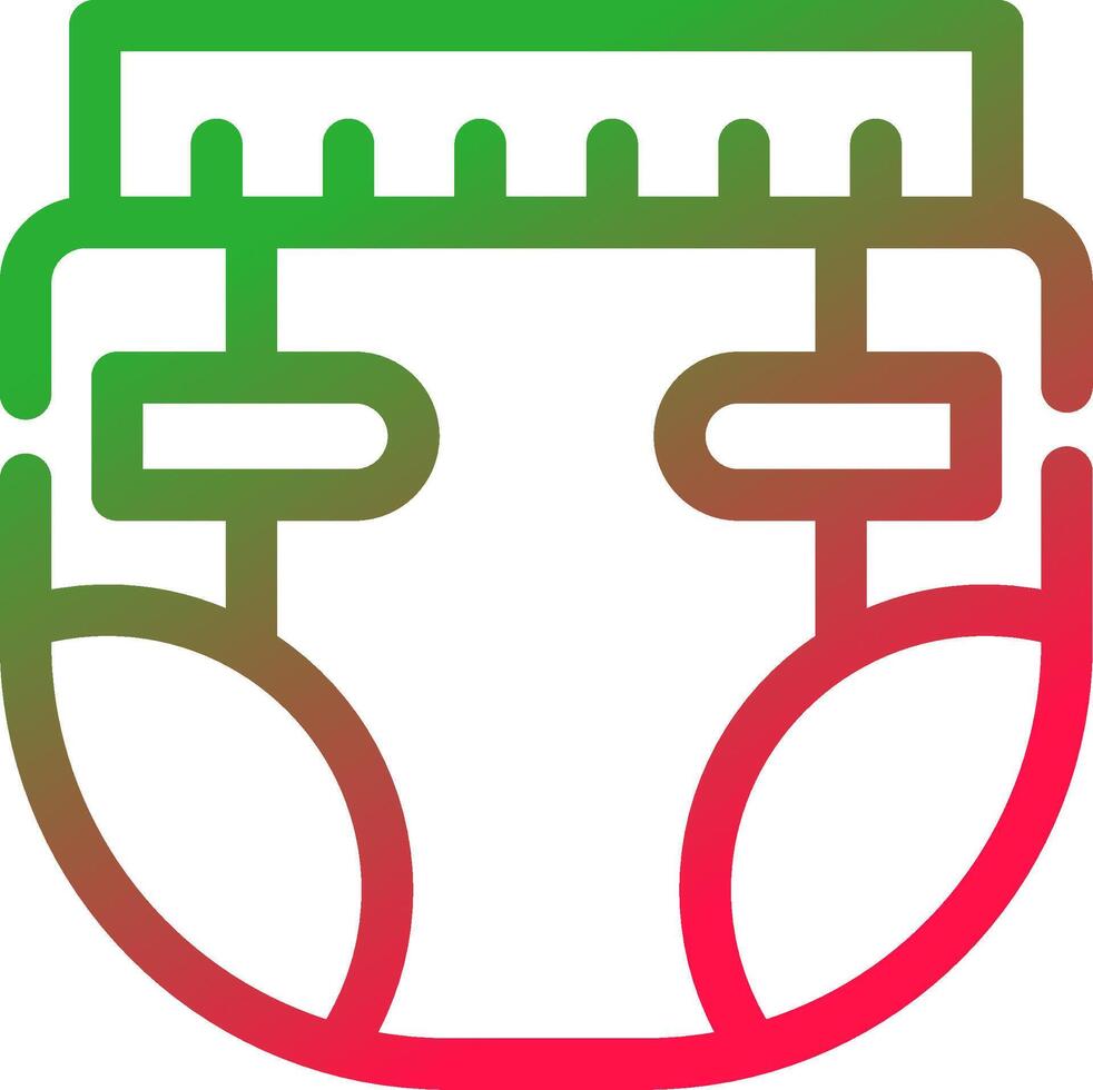 Diaper Creative Icon Design vector