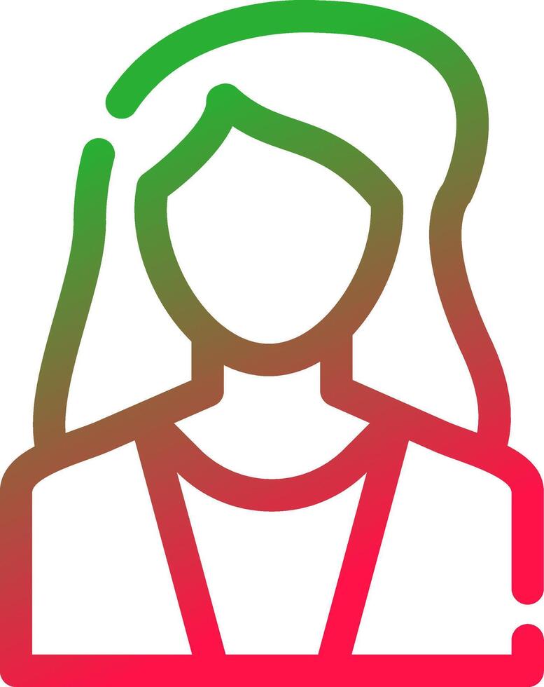Actress Creative Icon Design vector