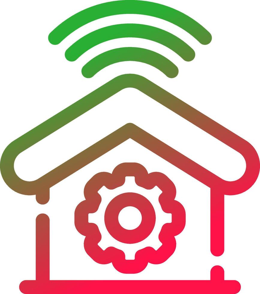 Home Automation Creative Icon Design vector