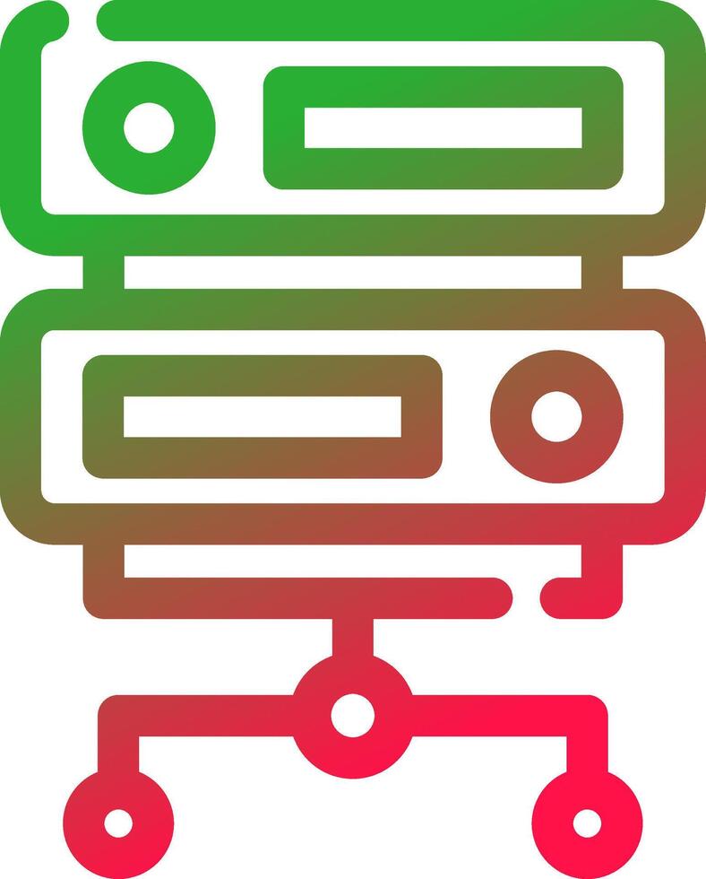 Server Creative Icon Design vector