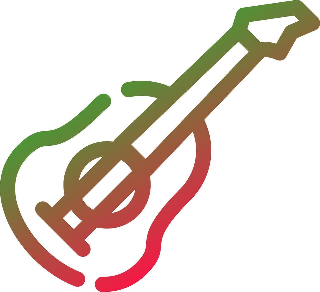 Guitar Creative Icon Design vector