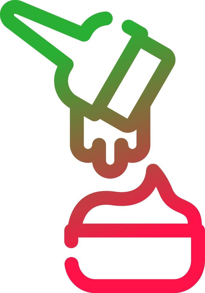 Dye Creative Icon Design vector