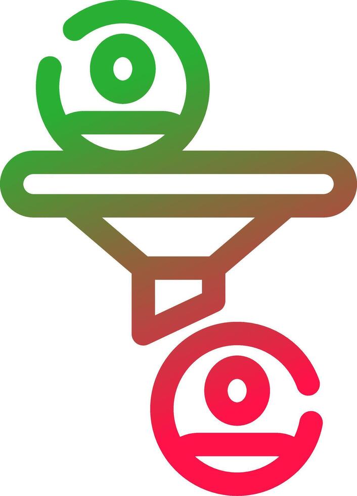 Funnel Creative Icon Design vector