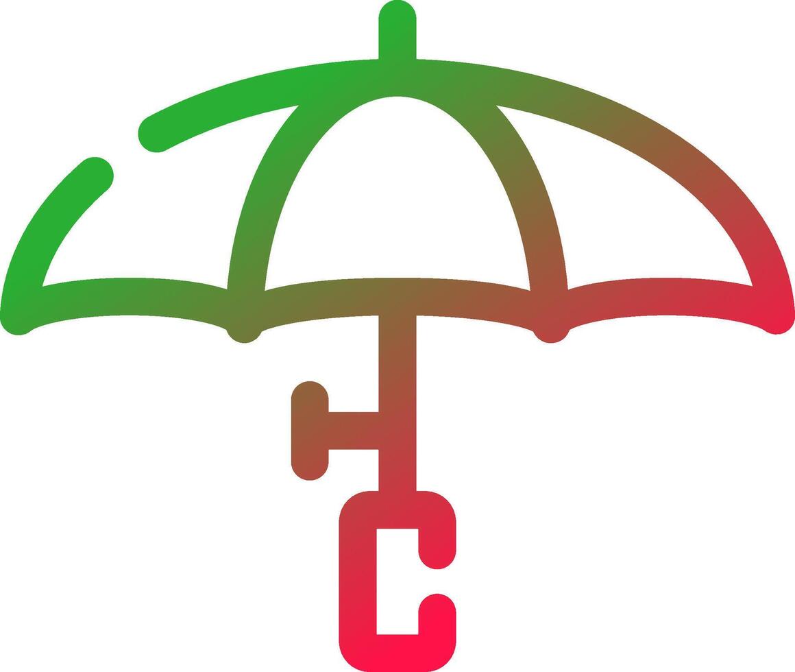 Umbrella Creative Icon Design vector