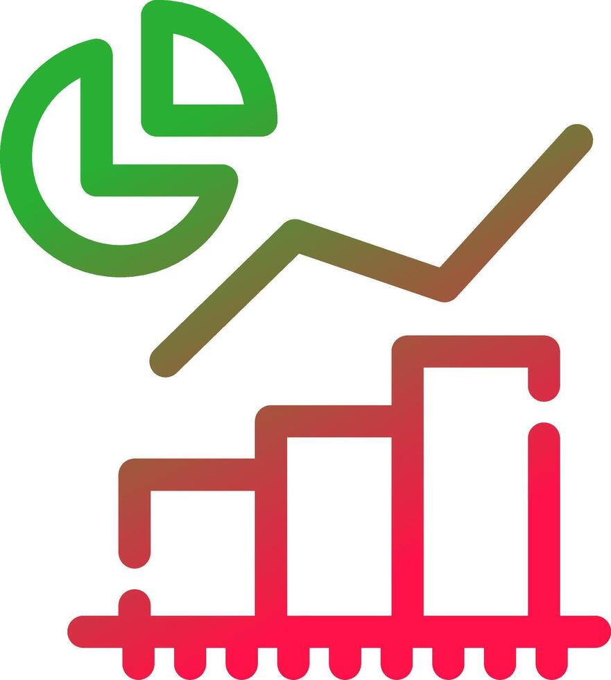 Statistical Analysis Creative Icon Design vector