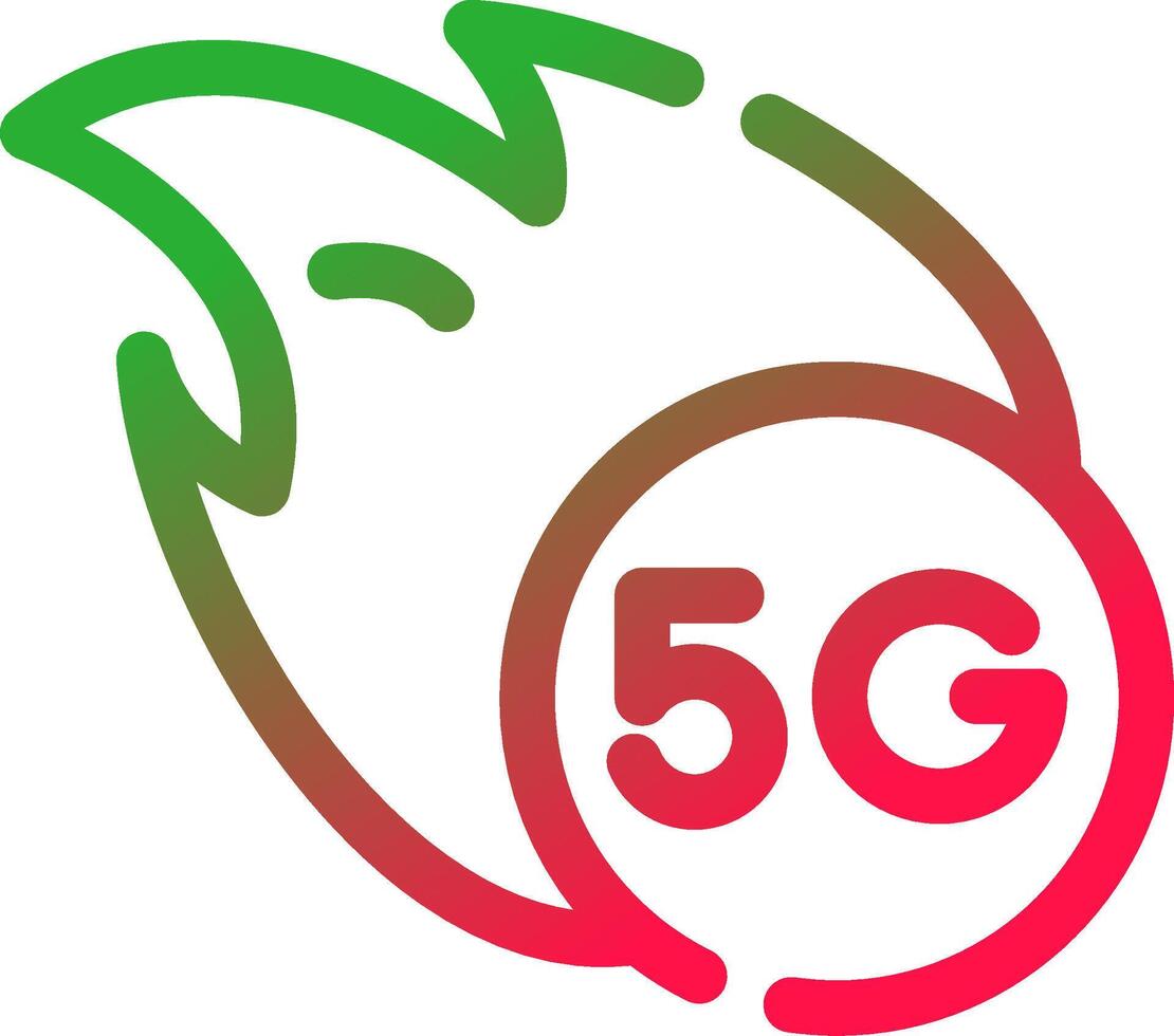 diseño de icono creativo 5g vector