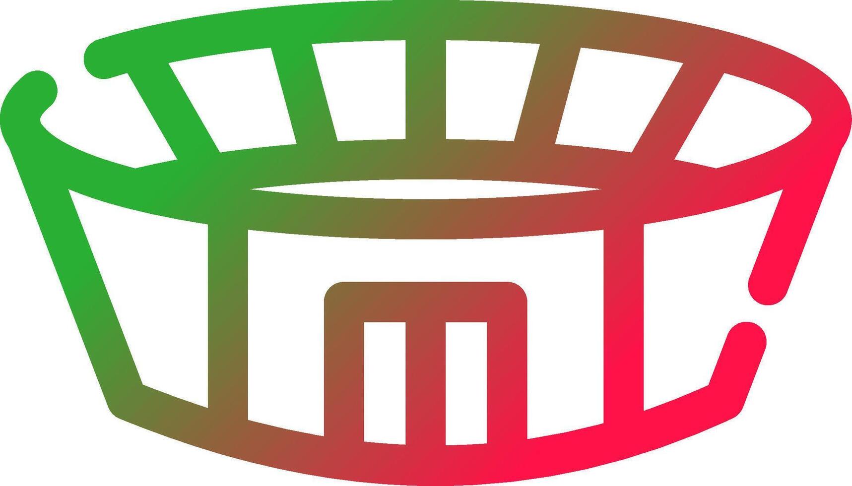 Stadium Creative Icon Design vector