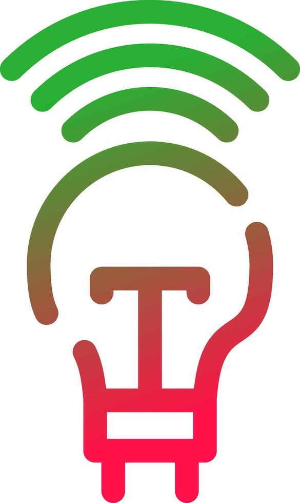 Smart Bulb Creative Icon Design vector