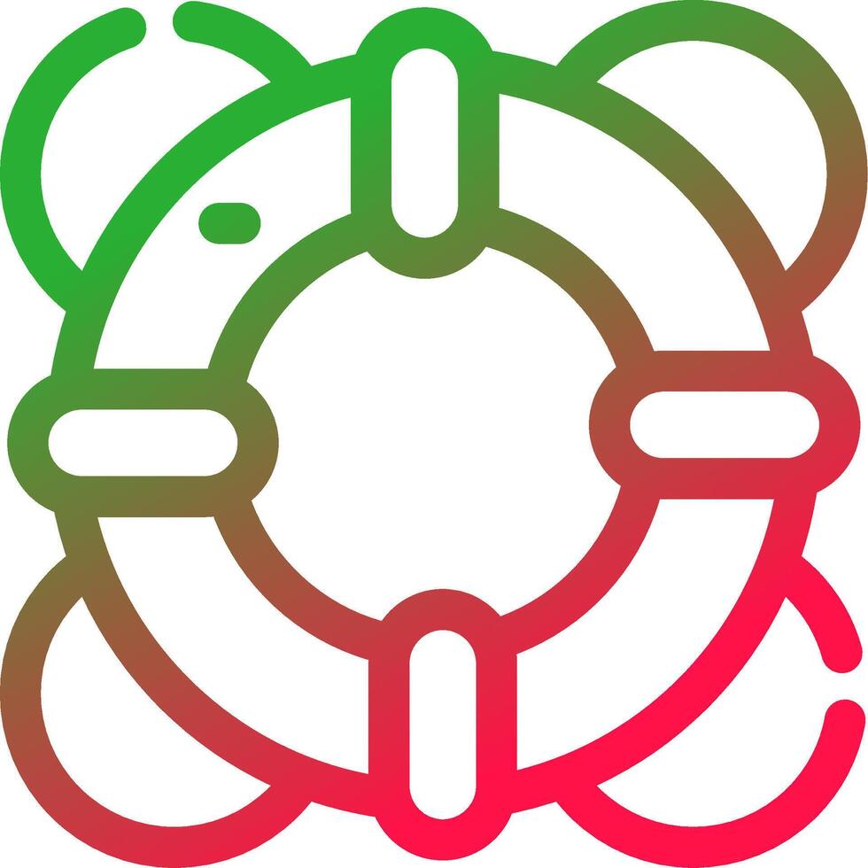 Lifebuoy Creative Icon Design vector