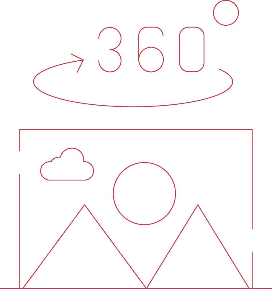 Line Red and Green Gradient vector