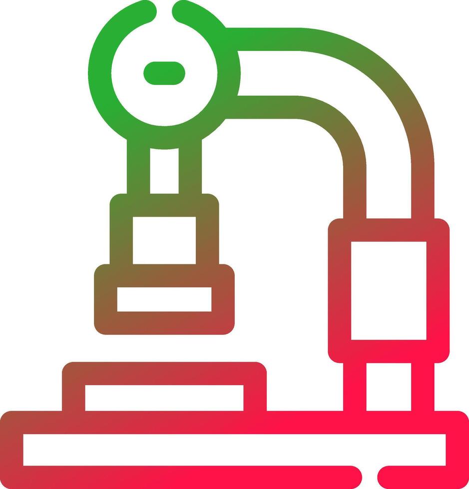 Line Red and Green Gradient vector