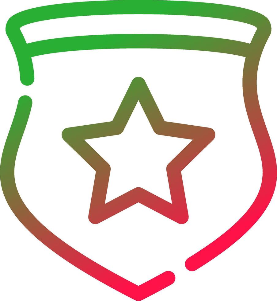 Line Red and Green Gradient vector