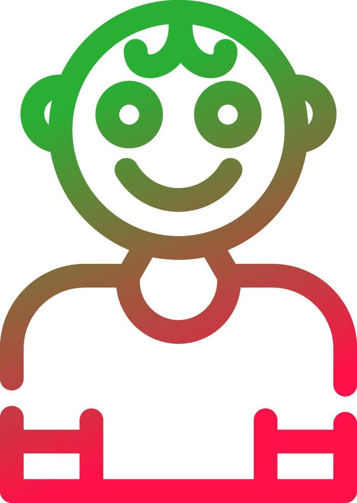 Baby Boy Creative Icon Design vector