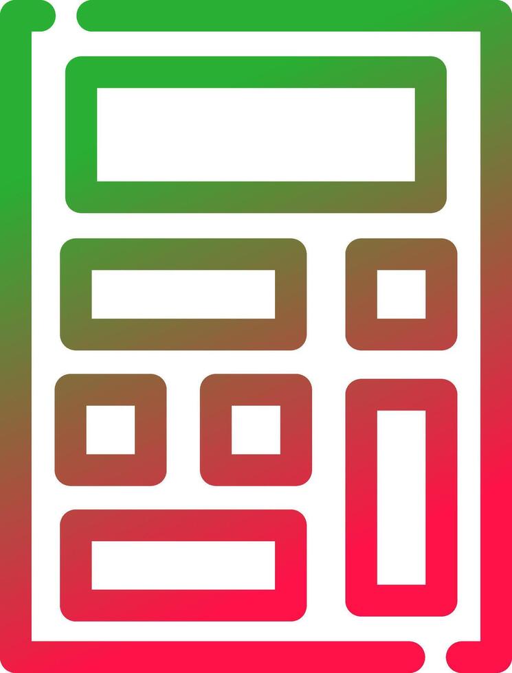 Calculator Creative Icon Design vector
