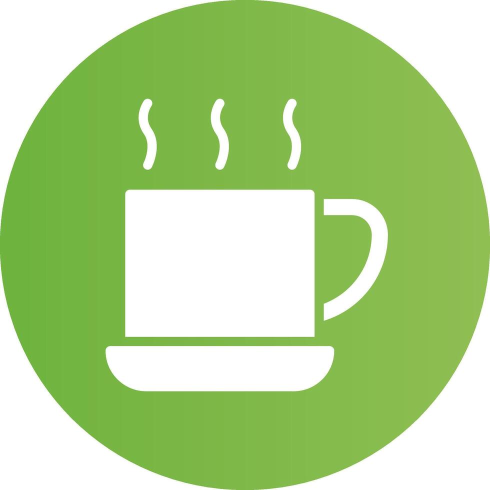 Glyph Circle light green Gradient vector