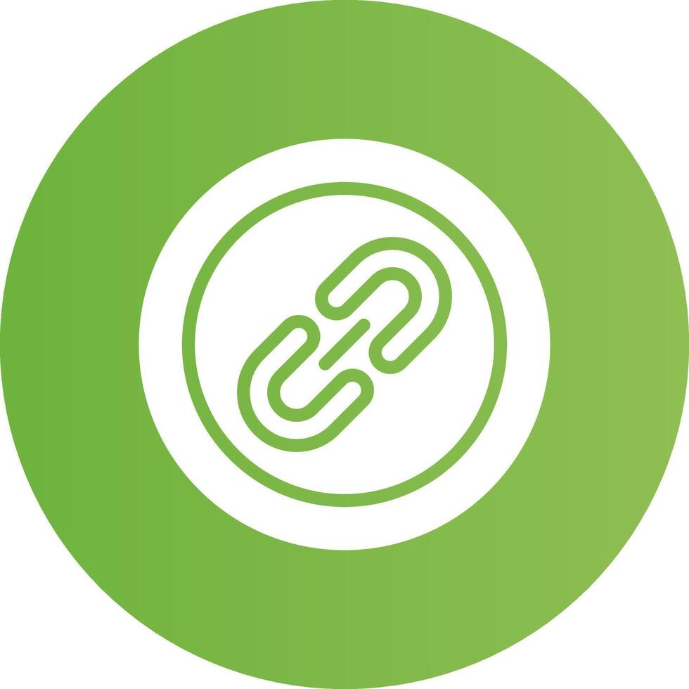 Glyph Circle light green Gradient vector