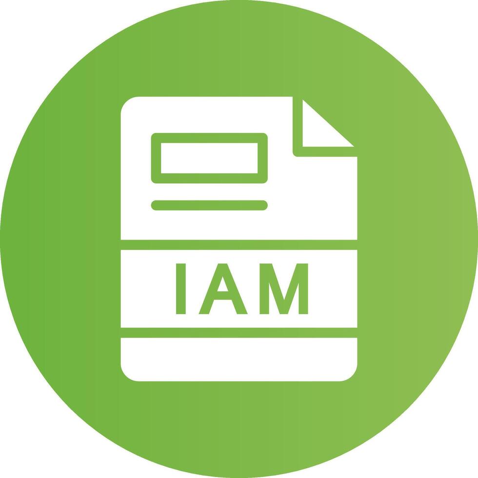 Glyph Circle light green Gradient vector